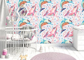 Lovely Dolphins Bubbles  Wallpaper